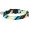 Show in main carousel: Frisco Breakaway Cat Collar with Bell, Diagonal Night Stripe, 8 to 12-in neck, 3/8-in wide slide 2 of 9