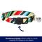 Show in main carousel: Frisco Breakaway Cat Collar with Bell, Diagonal Night Stripe, 8 to 12-in neck, 3/8-in wide slide 4 of 9