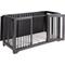 Show in main carousel: Frisco "Broadway" Dog Crate Credenza & Mat Kit, Black, 53 x 24.3 x 27.2 inches slide 5 of 10