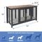 Show in main carousel: Frisco "Broadway" Dog Crate Credenza & Mat Kit, White, 53 x 24.3 x 27.2 inches slide 2 of 9