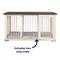 Show in main carousel: Frisco "Broadway" Dog Crate Credenza & Mat Kit, White, 53 x 24.3 x 27.2 inches slide 3 of 9