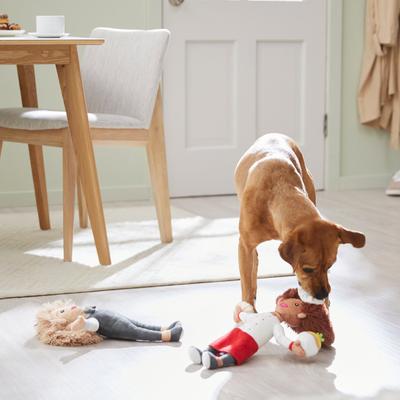 Show full view: Frisco Brunch Chef & Waitress Plush Squeaky Dog Toy, 2 count slide 4 of 6