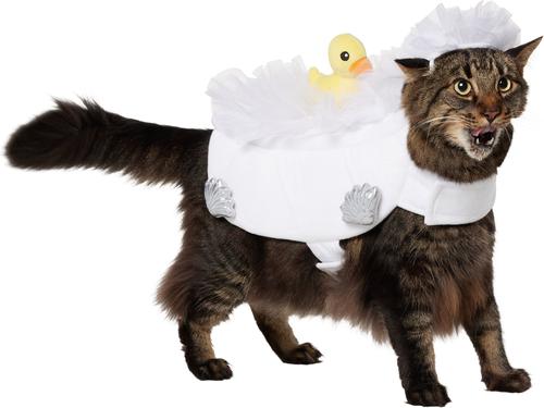 Show full view: Frisco Bubble Bath with Rubber Duck Dog & Cat Costume, Medium slide 2 of 11