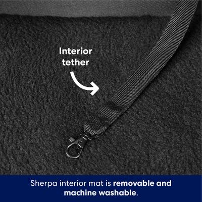 Show full view: Frisco Bubble Dog & Cat Backpack Carrier, Black slide 6 of 8