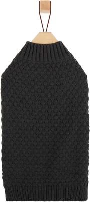 Show full view: Frisco Bubble Knit Mock Neck Dog & Cat Sweater, Charcoal, X-Large slide 3 of 8