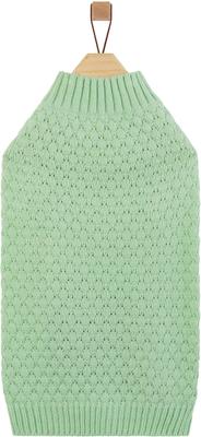 Show full view: Frisco Bubble Knit Mock Neck Dog & Cat Sweater, Mint, X-Large slide 3 of 8