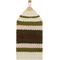 Show in main carousel: Frisco Bubble Knit Multi Striped Mock Neck Dog & Cat Sweater, Brown, Medium slide 5 of 10