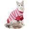 Show in main carousel: Frisco Bubble Knit Multi Striped Mock Neck Dog & Cat Sweater, Pink, Medium slide 3 of 9