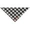 Show in main carousel: Frisco Buffalo Check Embroidered Personalized Dog & Cat Bandana, Black, Small slide 4 of 9