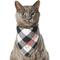 Show in main carousel: Frisco Buffalo Check Embroidered Personalized Dog & Cat Bandana, Black, Small slide 7 of 9