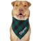 Show in main carousel: Frisco Buffalo Check Embroidered Personalized Dog & Cat Bandana, Green, Large slide 7 of 9
