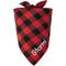 Show in main carousel: Frisco Buffalo Check Embroidered Personalized Dog & Cat Bandana, Red, Medium slide 1 of 8