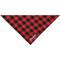 Show in main carousel: Frisco Buffalo Check Embroidered Personalized Dog & Cat Bandana, Red, Medium slide 4 of 8