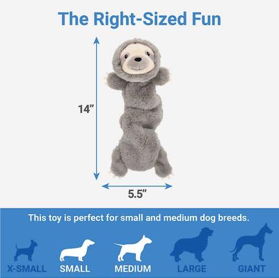 Show full view: Frisco Bungee Plush Squeaking Giraffe + Sloth Dog Toy slide 7 of 10