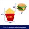 Show in main carousel: Frisco Burger & Fries Plush Squeaky Dog Toy, Small/Medium, 2 count slide 3 of 7