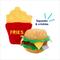 Show in main carousel: Frisco Burger & Fries Plush Squeaky Dog Toy, Small/Medium, 2 count slide 4 of 7
