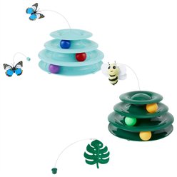 Frisco Butterfly Cat Tracks + Bee & Leaf Cat Tracks Cat Toy with Catnip slide 1 of 9