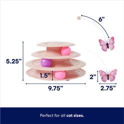 Frisco Butterfly Cat Tracks Cat Toy, Pink slide 2 of 4