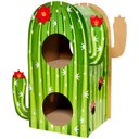 Frisco Cactus Cardboard Cat House, 2-Story