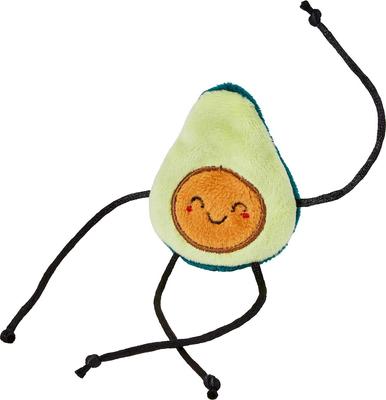 Show full view: Frisco Cactus Scratching Post, 22-in + Plush Dangly Avocado Buddy Cat Toy with Catnip slide 5 of 8