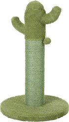Frisco Cactus Scratching Post, 31-in + Plush Taco Cat Toy with Catnip slide 2 of 6