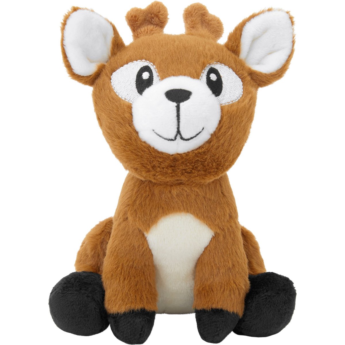 Frisco Camping Deer Plush Squeaky Dog Toy, Small/Medium