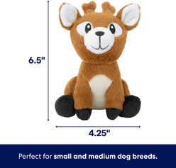 Frisco Camping Deer Plush Squeaky Dog Toy, Small/Medium slide 2 of 6