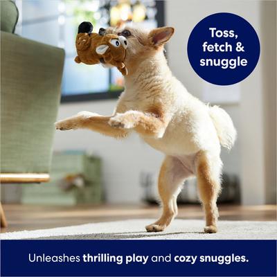 Show full view: Frisco Camping Deer Plush Squeaky Dog Toy, Small/Medium slide 5 of 7