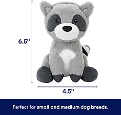 Frisco Camping Raccoon Plush Squeaky Dog Toy, Small/Medium slide 2 of 6