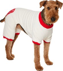 Frisco Candy Cane Dog & Cat Snuggle Up Knit PJs, XX-Large