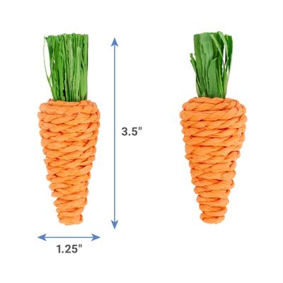 Show full view: Frisco Carrot Small Pet Chew Toy (2 PK) slide 2 of 6