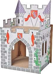 Frisco Castle Cardboard Cat House, 2-Story