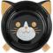 Show in main carousel: Frisco Cat Face Elevated Bamboo Non-Skid Ceramic Cat Bowl, Black, 1 Cup slide 1 of 8