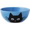 Show in main carousel: Frisco Cat Face Non-skid Ceramic Cat Bowl, Blue, 1 cup, 1 count slide 1 of 6