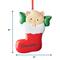 Show in main carousel: Frisco Christmas Cat in Stocking Resin Personalized Ornament slide 2 of 8