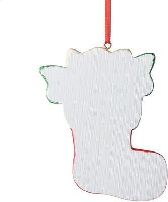 Show full view: Frisco Christmas Cat in Stocking Resin Personalized Ornament slide 4 of 8