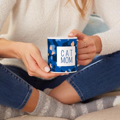 Show full view: Frisco "Cat Mom" White Personalized Coffee Mug, 11-oz slide 4 of 5