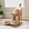 Show in main carousel: Frisco Ceramic Dog & Cat Double Diner with Elevated Wood Stand, Small: 1.5 cup slide 3 of 8