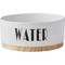 Show in main carousel: Frisco Ceramic Dog Water + Food Bowl with Wood Base, 4 cups slide 2 of 9
