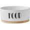 Show in main carousel: Frisco Ceramic Dog Water + Food Bowl with Wood Base, 4 cups slide 5 of 9