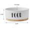 Show in main carousel: Frisco Ceramic Dog Water + Food Bowl with Wood Base, 4 cups slide 7 of 9