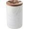 Show in main carousel: Frisco Ceramic Marble Print Personalized Treat Jar with Wood Lid, 3.75 Cups, 30oz slide 4 of 7