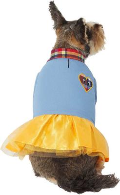 Show full view: Frisco Chambray Plaid Dog & Cat Dress, Small slide 3 of 10