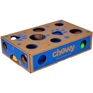 Frisco Chewy Box Cardboard Interactive Maze Cat Toy with Catnip