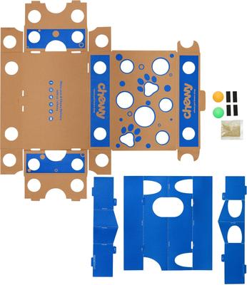 Show full view: Frisco Chewy Box Cardboard Interactive Maze Cat Toy with Catnip slide 4 of 9