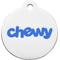Show in main carousel: Frisco Chewy Stainless Steel Personalized Dog & Cat ID Tag with Enamel Infill, Round, Small slide 1 of 4