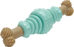 Frisco Chicken Flavored Textured Bone Nylon & TPR Dental Chew Dog Toy for Moderate Chewers, Large