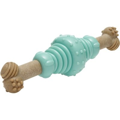 Frisco Frisco Chicken Flavored Textured Bone Nylon & TPR Dental Chew Dog Toy for Moderate Chewers, X-Large