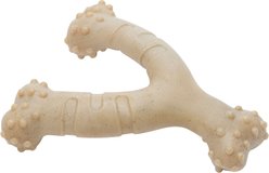 Frisco Chicken Flavored Wishbone Nylon Chew Dog Toy for Heavy Chewers, Medium