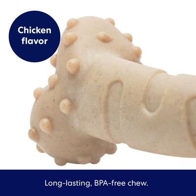 Show full view: Frisco Chicken Flavored Wishbone Nylon Chew Dog Toy for Heavy Chewers, Small slide 4 of 11
